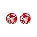 Abarth 21538 Stickers Adesivi 3D Scorpione, Diametro 12 mm