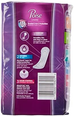 Poise Fresh Protection Female Incontinent Pad Regular Length 7.5" 19305, Light, 78 Ct image 5