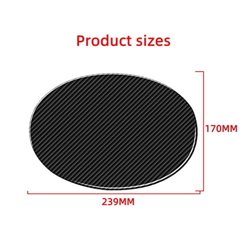 Couverture de bouchon de carburant Giulia noir, patch de finition extérieure Premium - 5