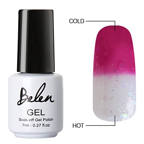 Belen Chameleon Thermal Colour Changing Gel Polish Soak Off Nail Art Manicure 9037