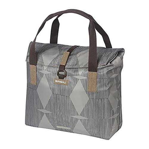 Basil Elegance - Fahrradshopper Grau Chateau Taupe - 20-26 Liter - 13 x 36...