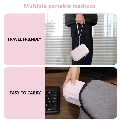 Image of Hard Travel Case for Sony ZV-1, ZV-1F, ZV-1 II Camera, Jelly Pink