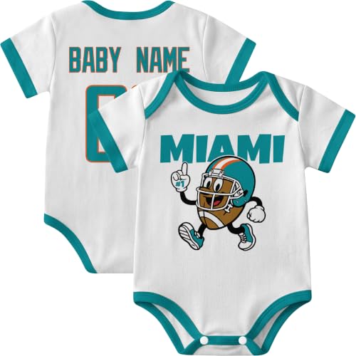 Image of KREDE Baby Clothes Custom Short Sleeves for Baby Boy Gifts | Custom Bodysuit with Number Name Gifts for Baby