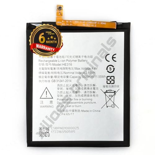 Image of HE316 Battery for Nokia 6 TA-1000 TA-1003 TA-1021 TA-1025 TA-1033 TA-1039 Battery with 6 Month warrenty** (C115)