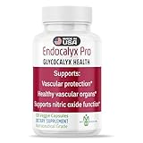 MYBODYRX Endocalyx Pro Supplement – Endothelial Glycocalyx Support 120 Capsules - Vascular & Microcirculation Health – Clinically-Studied – Patented – Supports Nitric Oxide Functions