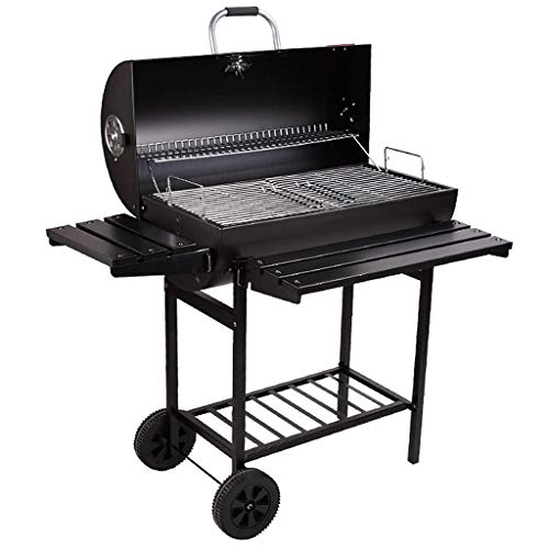 BEANCHEN Grills Charcoal Bbq Household Oven Portable Wild Carbon Oven American Smoked Bbq Multi-function Grill Courtyard Outdoor Barbecue Tool (Size : 105 * 52 * 80cm)