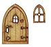 Price comparison product image Alchemy Engraving Country Cottage Fairy Door. 3D Self-Assembly Wooden Fairy Door Craft Kit. Comes with Fairy Window and Door Handle!