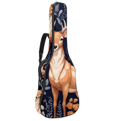 Sac pour guitare acoustique de 101,6 cm protégeant de la pluie avec style