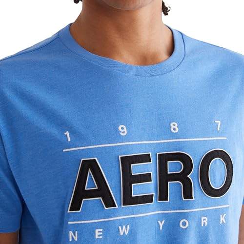 AEROPOSTALE Men's Center Chest Logo Short Sleeve Tee2