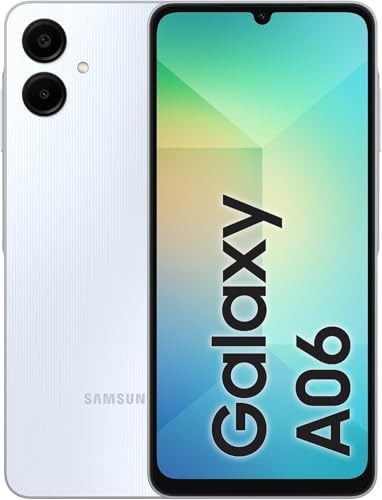 Samsung Galaxy A06 LTE, Android Smartphone, Dual SIM Mobile Phone, 4GB RAM, 64GB Storage, Light Blue (UAE Version)