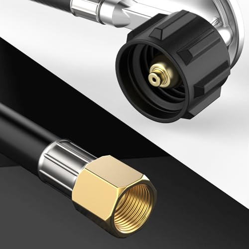 Onlyfire Universal QCC1 Low Pressure Propane Regulator with 12 ft hose for Most LP Gas Grill, Patio Heater and Fire Pit Table, 3/8" Female Flare Nut by onlyfire - Image 7