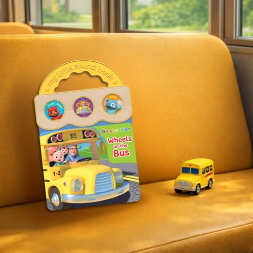 Image of CoComelon Wheels on the Bus: 3-Button Sound Board Book for Babies and Toddlers, Ages 1-4
