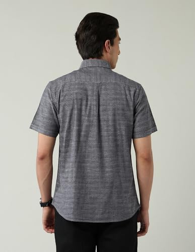 Image of AD by Arvind Modern Slim Fit Tartan Checked Shirt
