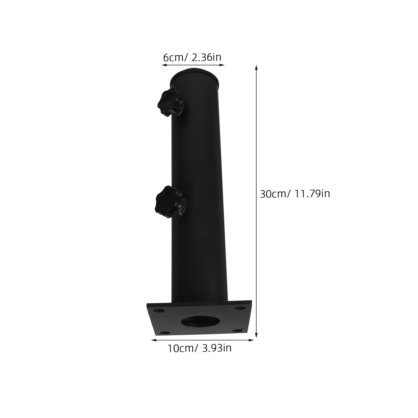 SHOWERORO Base Portaombrelli Supporto Pesante da Esterno in Ferro Resistente con Tubo per Palo Ombrellone per Creare Un'atmosfera Estiva Stabile e Sicura per Ombrellone da Patio