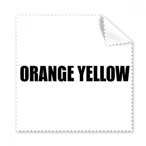 Chiffon microfibre jaune contre les traces de doigts sur lunettes et écrans
