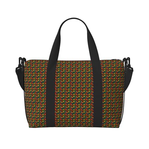 Sac de voyage africain patchwork pour le weekend et vos trajets quotidiens