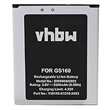 vhbw 1x batería Compatible con Gigaset GS170, GS160 móvil, Smartphone (2500 mAh, 3,8 V, Li-Ion) vhbw 1x batería Compatible con Gigaset GS170, GS160 móvil, Smartphone (2500 mAh, 3,8 V, Li-Ion)