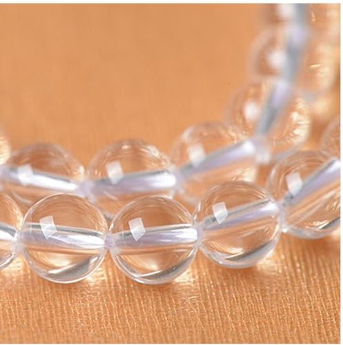 Image of 90pcs Adabele Lab Created Clear Crystal White Quartz Gemstone 8mm Round Beads