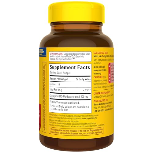 Nature Made CoQ10 400mg Softgels for Heart Health Support, 40 Softgels - image 8