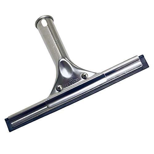 Unger Professional Stainless Steel Heavy-Duty Squeegee, 8"