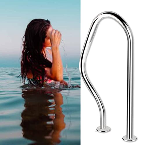 Barandilla para piscina de acero inoxidable 80 cm