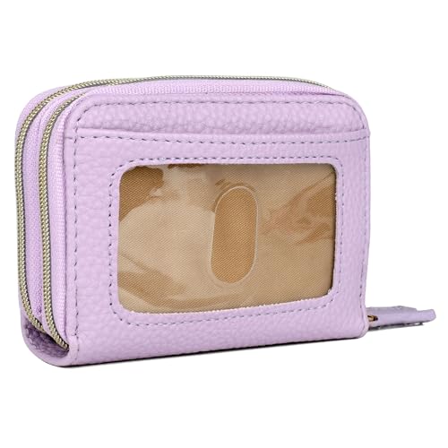 Julia Buxton Buxton Women's Solid Color Multi Card Case Wizard Wallet, Lilac, One Size3