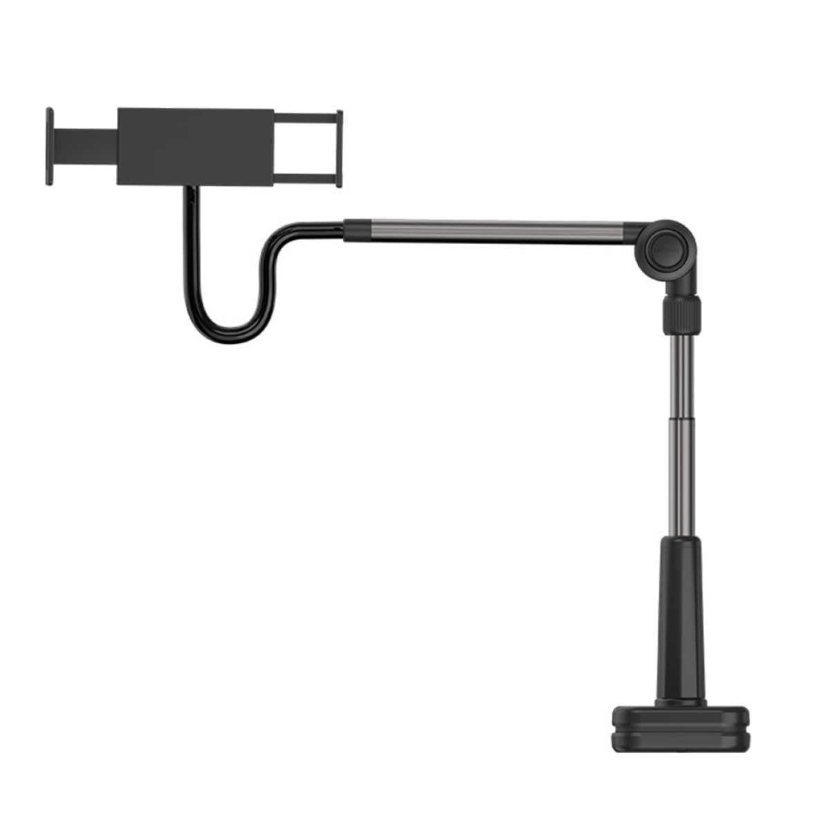 Holibanna Soporte de Teléfono para Escritorio Cuello de Cisne, Rotación 360° y Pinza 0-75mm, Adecuado para Grabación y Uso en Cama