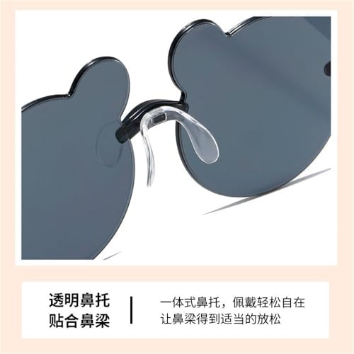 Children's Glasses Sunglasses UV Resistant Fashionable and Cute for Boys and Girls Cartoon Ears Sunglasses - Image 3