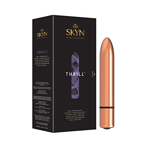 SKYN Thrill, mini-vibratore femminile piccolo e discreto con 3 modalità di vibrazione, 1 pezzo
