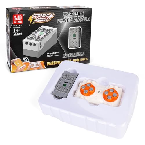 Mould King M0006S 4.0�d�����W���[���i�[�d�\�ȃ����R���ƃo�b�e���[�{�b�N�X���܂ށj�A4�̓d���o�̓|�[�g�A�b�v�O���[�h�A�Z���u���iAPP����/�v���O�����\�j