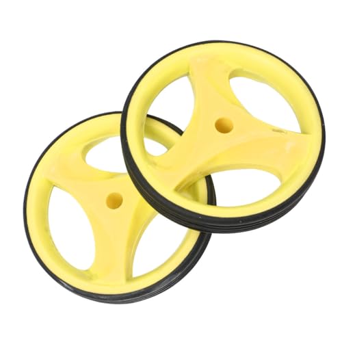 Ruedas de Entrenamiento para Bicicleta SHERCHPRY, Juego de Ruedas Auxiliares con Soporte Silencioso y Luz Intermitente Amarilla, Compatible con Bicicletas de 12 a 20 Pulgadas miniatura 3
