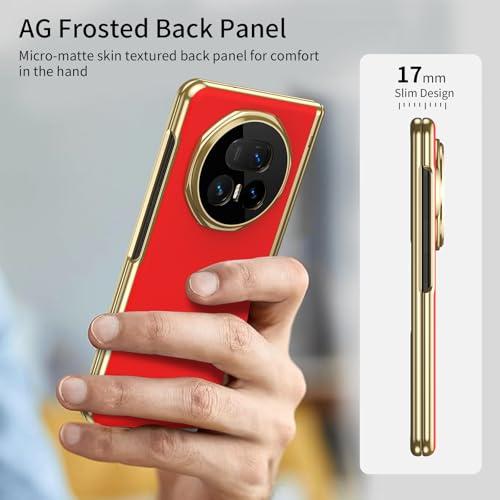 Coque Honor Magic V5 rouge solution anti-traces et écran protégé - 2