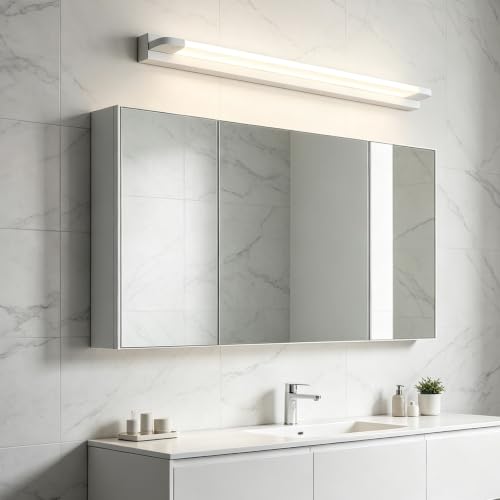 Lámpara de espejo baño larga para iluminación interior moderna