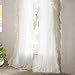 DriftAway 2 Panels-Sophie Sheer Voile Window Curtains, Ruffle Edge, Rod Pocket, Each (52"x84",Off White)