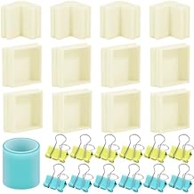 Adjustable Molds Housing for Silicone Mold Making, Reusable Silicone Mold Housing Kit Free Combination Mold Housing Kit Plastic Housing Frame for DIY Resin Molds Candle Molds Soap Molds Making