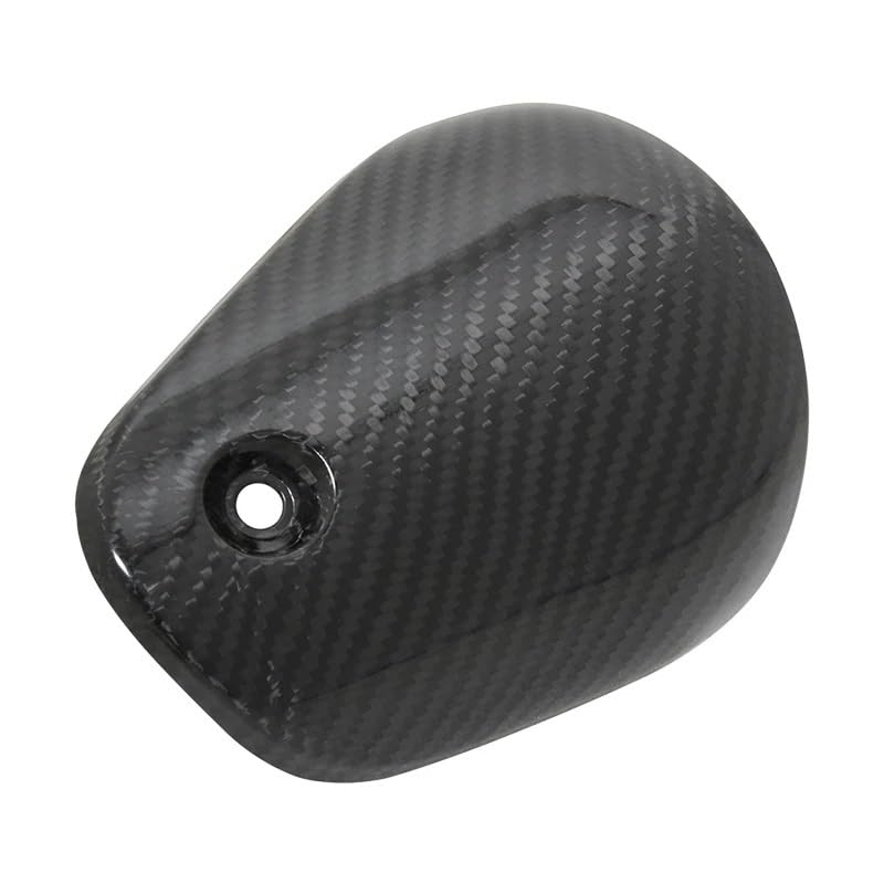 Bouclier thermique moto carbone noir anti-brûlure pour tuyau d'échappement CB190SS 17-22