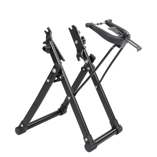 BAVLUD Bike Wheel Maintenance Bike Wheel Truing Stand Bicycle Wheel Truing Stand Cycling Accessory Partsblack