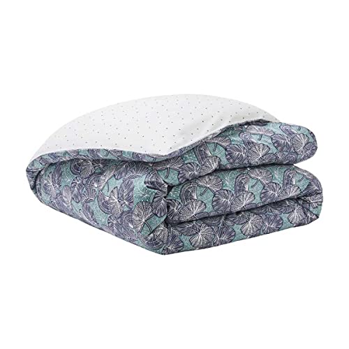 Essix Zephyr Cotton Percale Duvet Cover, 140 x 200 cm, Blue - Image 2