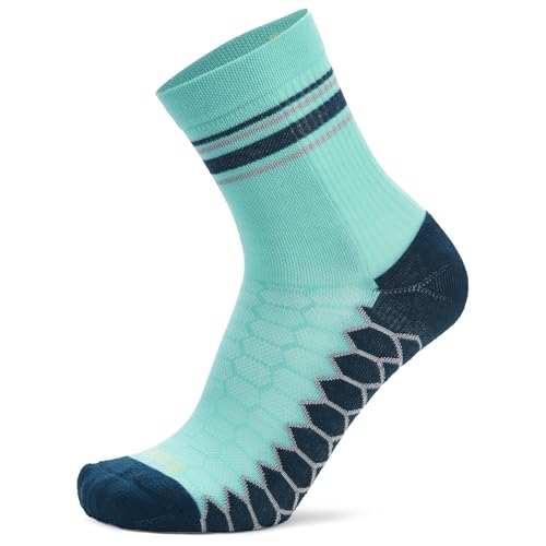 Balega Silver Mini Crew Compression-Fit Running Socks for Men and