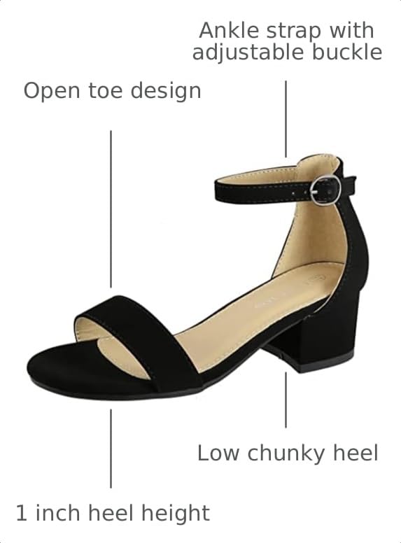 Image of Lucky Top Girls Dress Sandal Low Heel Ankle Strap