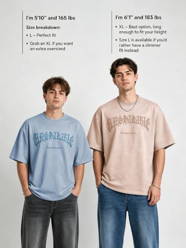 Image of EMMIOL Mens Y2k Baggy Shirts Graphic Tees Oversized Crew Neck Short Sleeve Streetwear Tshirts Summer Tops 2026