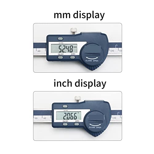 Calibrador digital de acero inoxidable 100 mm con pantalla LCD miniatura 3