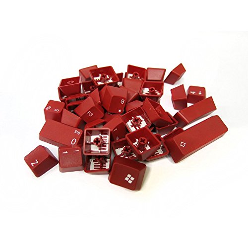 Tai-Hao ABS DoubleShot Keycap Set (Red White Legends) - Image 4