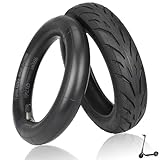 TREFAN 10x2,125 Außen-und Innen Reifen für Segway Ninebot D18 D28 D38,für Ninebot F20, F25, F30, F40, F40 D2, F65D Elektroroller, Ersatzreifen mit Schlauch für E-Scooter (1 Satz)