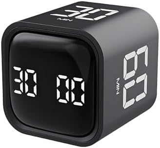 Pomodoro Timer, Cube Productivity Timer with Adjustable Sound and...