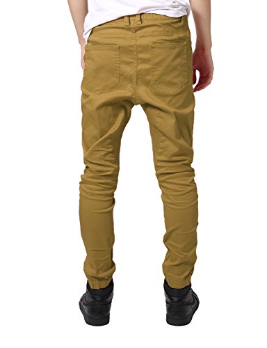 Image of JD Apparel Men's Harem Twill Joggers Pants