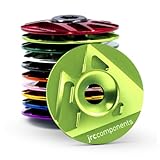 JRC Components Ahead Stem Top Cap JRC Logo Design | Lightweight 6061-T6 Aluminum Top Cap | Compatibl
