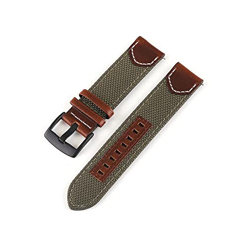 [RGKVXYSFW] vXgbv U[ iC vohA20mm 22mm 24mm Xgbv NCbNXvOs t@ubN XgohAfB[X Y vANZT[ voh p(Army Green,24mm)