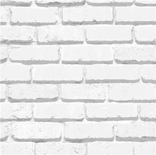 Eurotex Brick Design Wallpaper for Covering Living Room, Bedroom Walls (PVC, Size 21" inch x 33ft, Roll 57sqft, White Color) (B0837DQZQG) Amazon Price History, Amazon Price Tracker