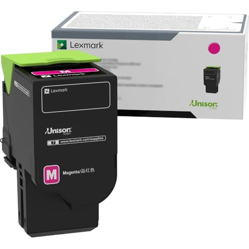Lexmark 78C00MG Toner Magenta pour Remplacer une Cartouche Épuisée